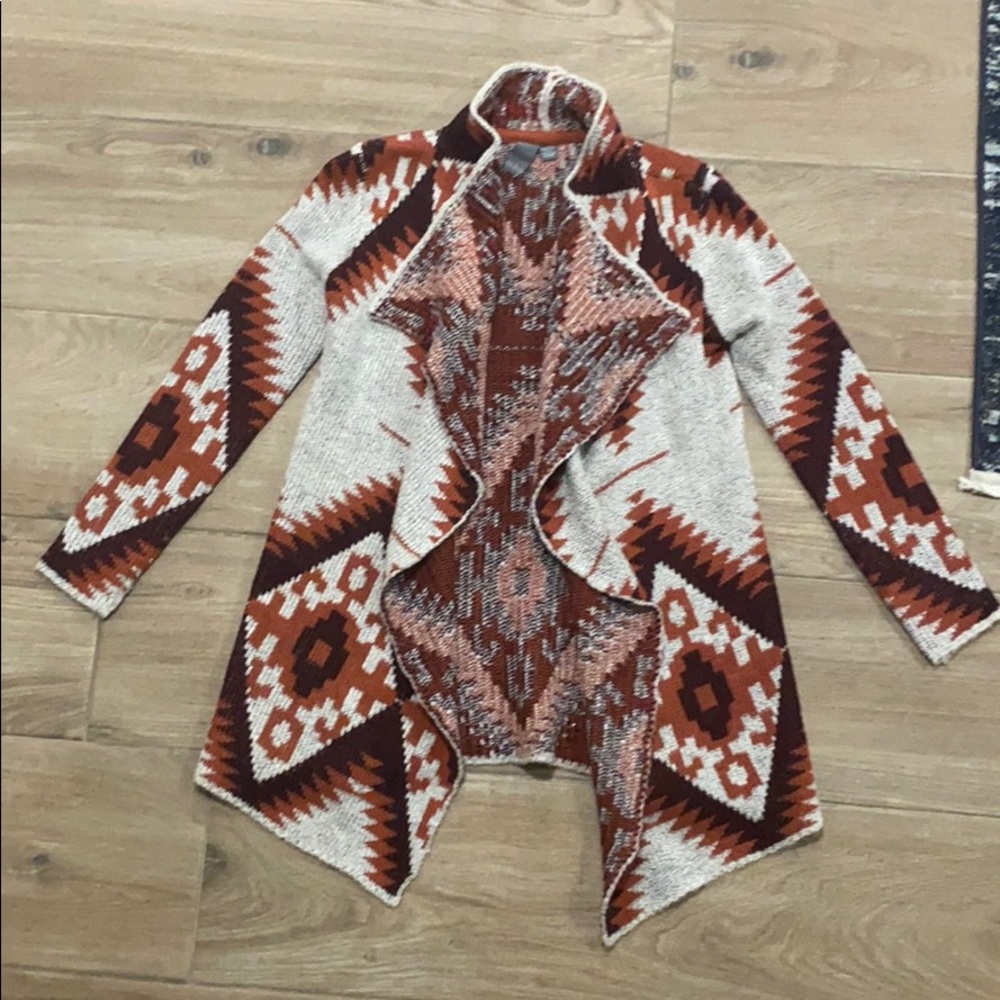 Printed Cardigan